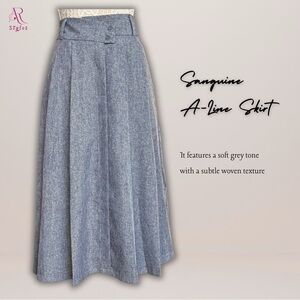 NWT Sanguine A-Line Skirt in Charcoal